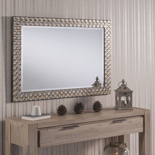 Champagne Silver Wall Mirror